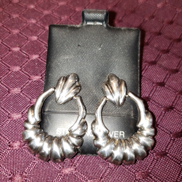 Sterling silver earrings - Picture 1 of 2